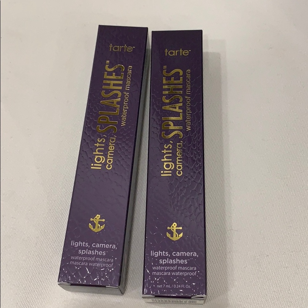 2x Tarte Lights Camera Splashes Waterproof Mascara - Picture 2 of 2